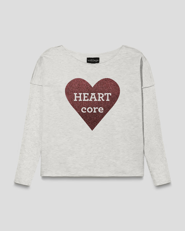 HEART core relaxed smart-shirt