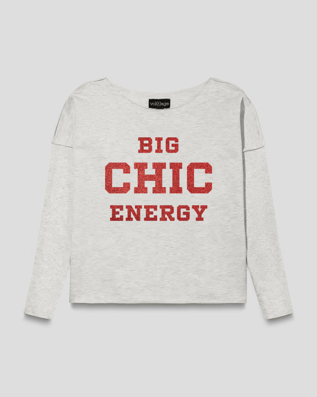 BIG CHIC ENERGY relaxed smart-shirt