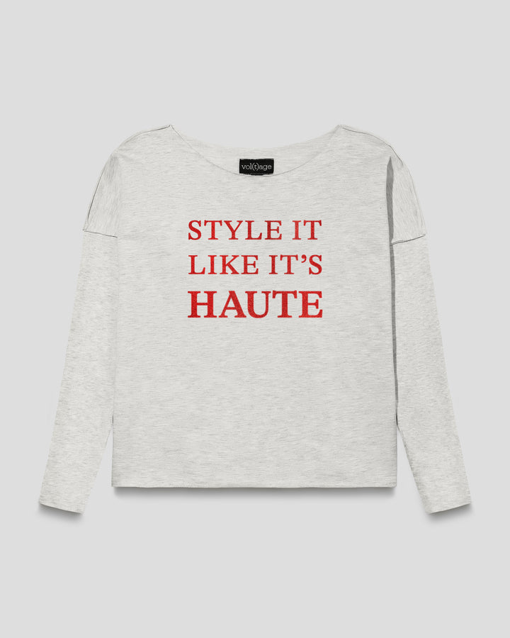 STYLE IT LIKE IT'S HAUTE  relaxed smart-shirt