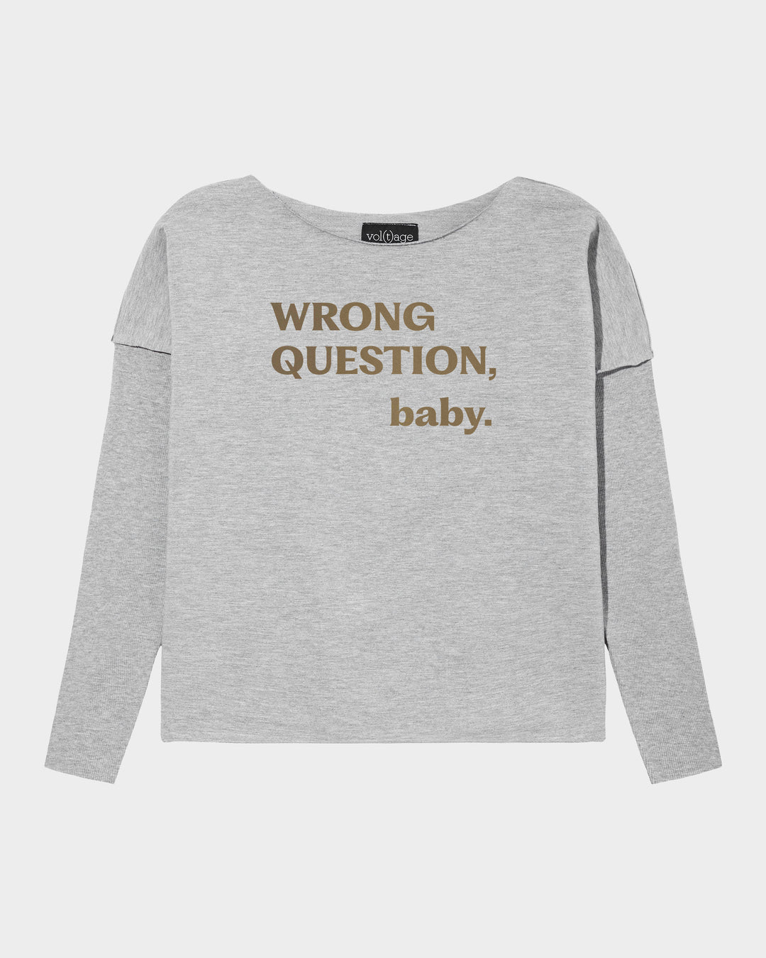 WRONG QUESTION, baby. relaxed smart-shirt