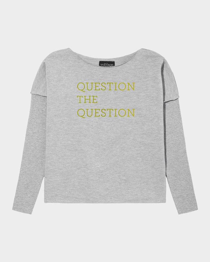 QUESTION THE QUESTION relaxed smart-shirt