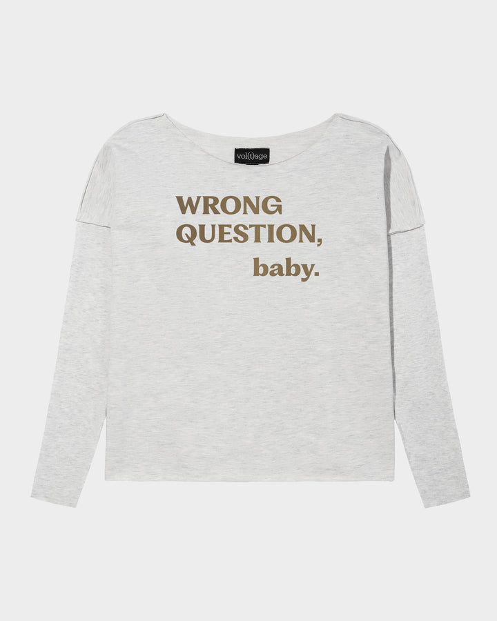 WRONG QUESTION, baby. relaxed smart-shirt
