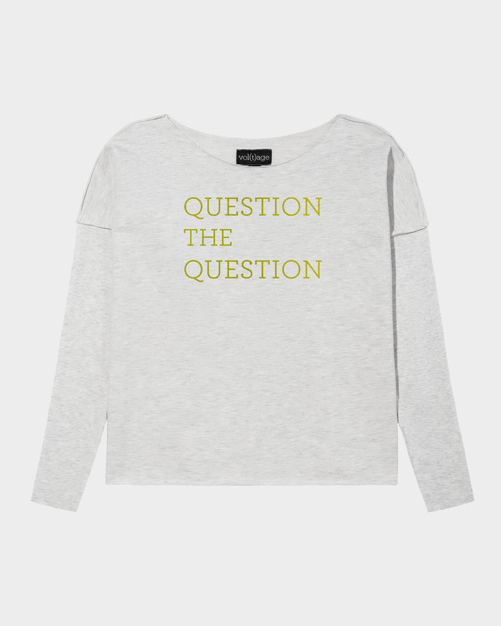 QUESTION THE QUESTION relaxed smart-shirt