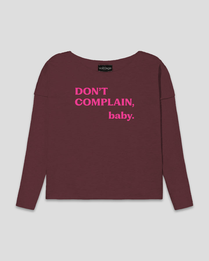 Don't Complain, Baby. relaxed smart-shirt