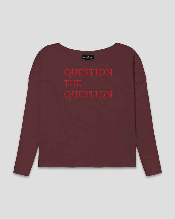 QUESTION THE QUESTION relaxed smart-shirt