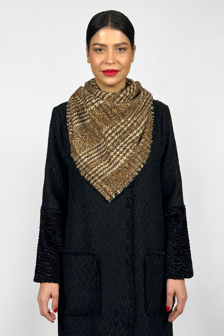 COUNTRY CLUB  bouclé v-neck