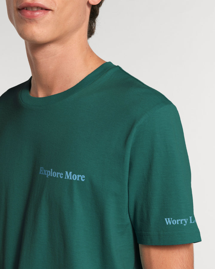 EXPLORE MORE / WORRY LESS classic t-shirt