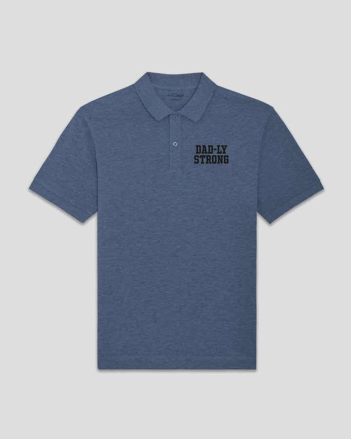 DAD-LY STRONG piqué polo shirt