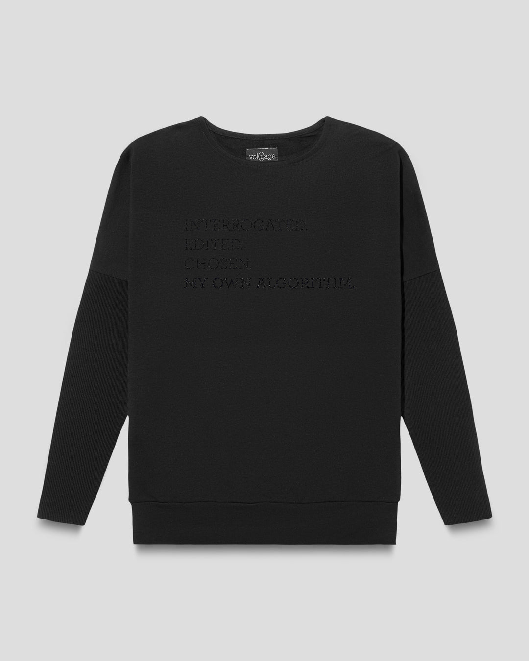 MY OWN ALGORITHM. Interrogated. Edited. Chosen. fitted smart-shirt
