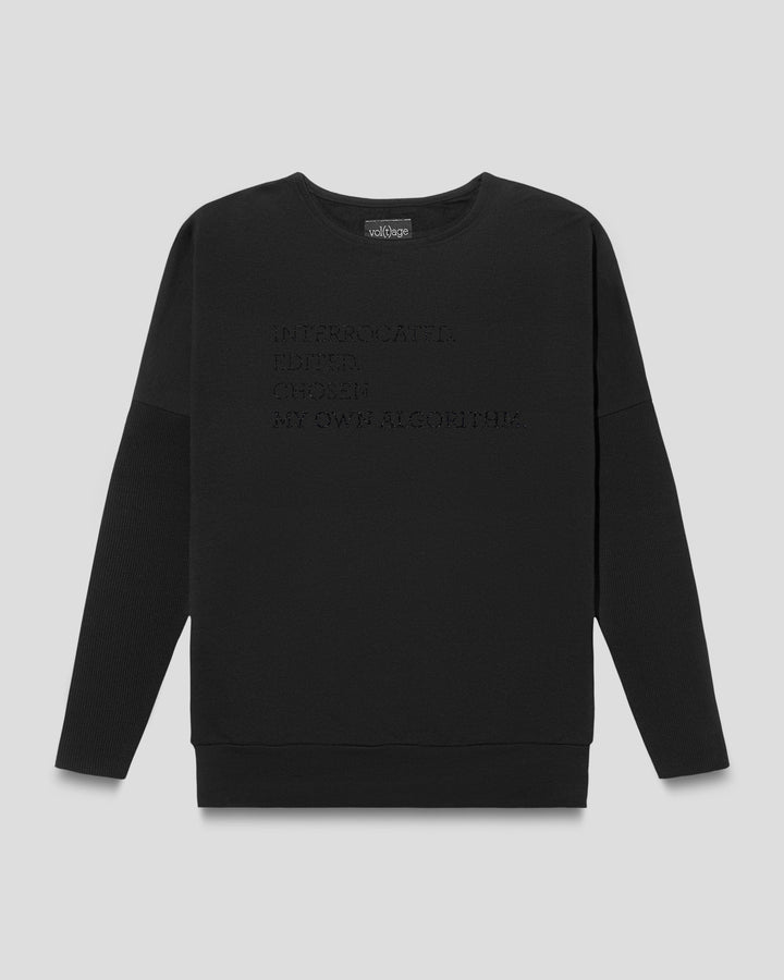 MY OWN ALGORITHM. Interrogated. Edited. Chosen. fitted smart-shirt