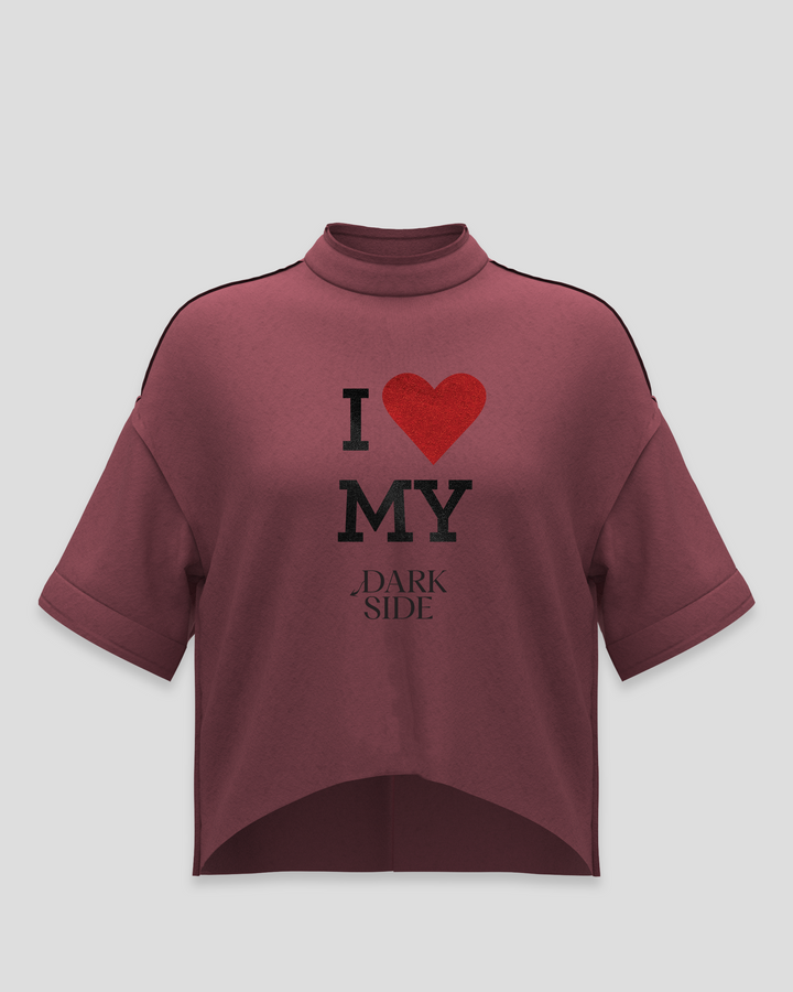 I LOVE MY DARK SIDE short train smart-tee