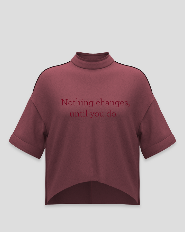 Nothing changes, until you do. short train smart-tee