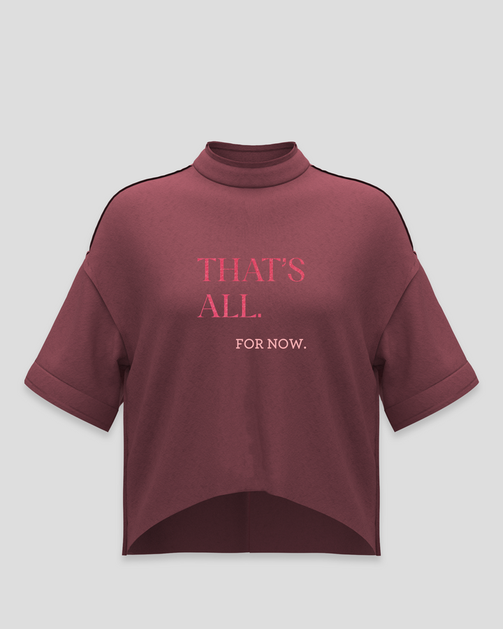 THAT'S ALL. for now. short train smart-tee