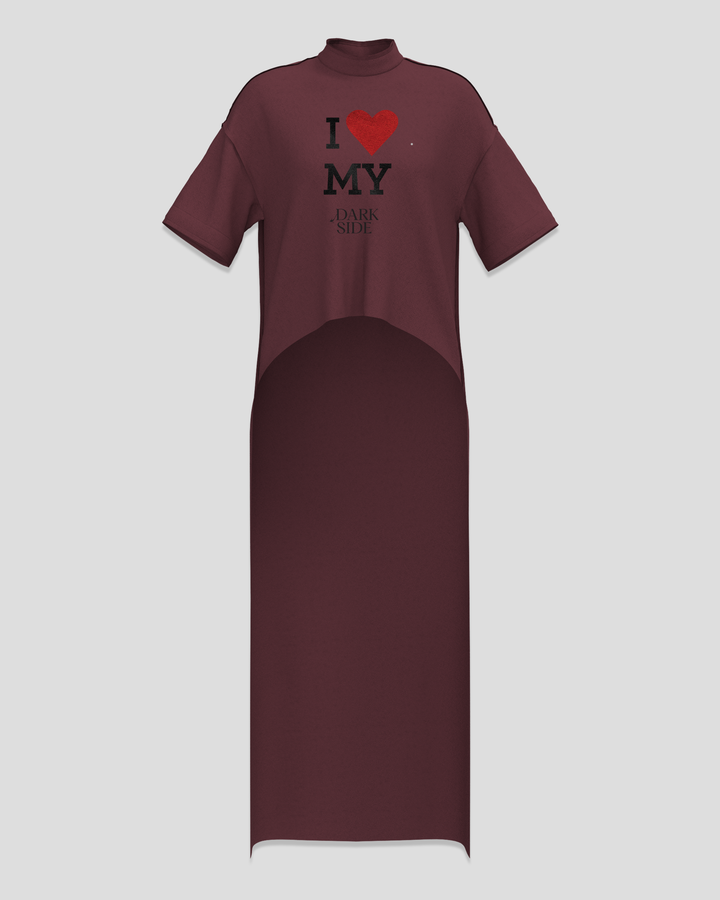 I LOVE MY DARK SIDE long train smart-tee