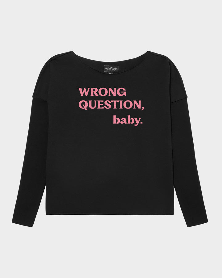 WRONG QUESTION, baby. relaxed smart-shirt