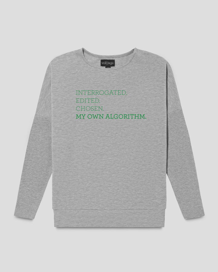 MY OWN ALGORITHM. Interrogated. Edited. Chosen. fitted smart-shirt