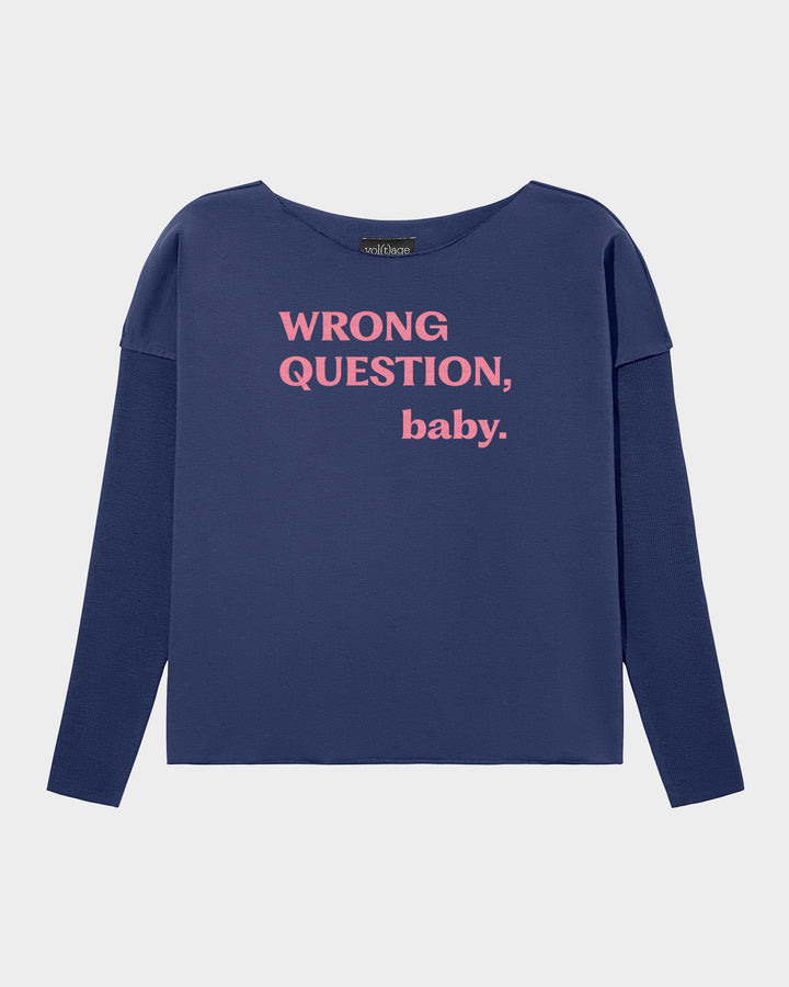 WRONG QUESTION, baby. relaxed smart-shirt