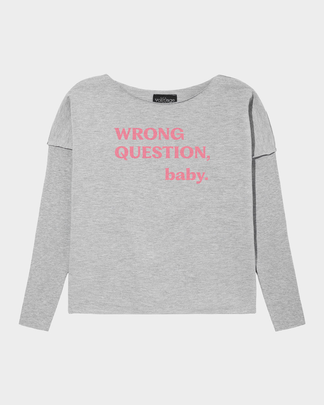 WRONG QUESTION, baby. relaxed smart-shirt
