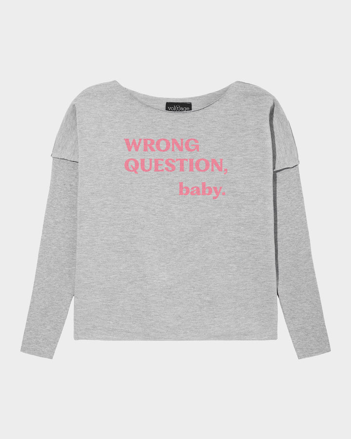 WRONG QUESTION, baby. relaxed smart-shirt