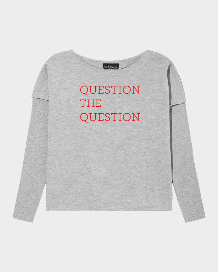 QUESTION THE QUESTION relaxed smart-shirt