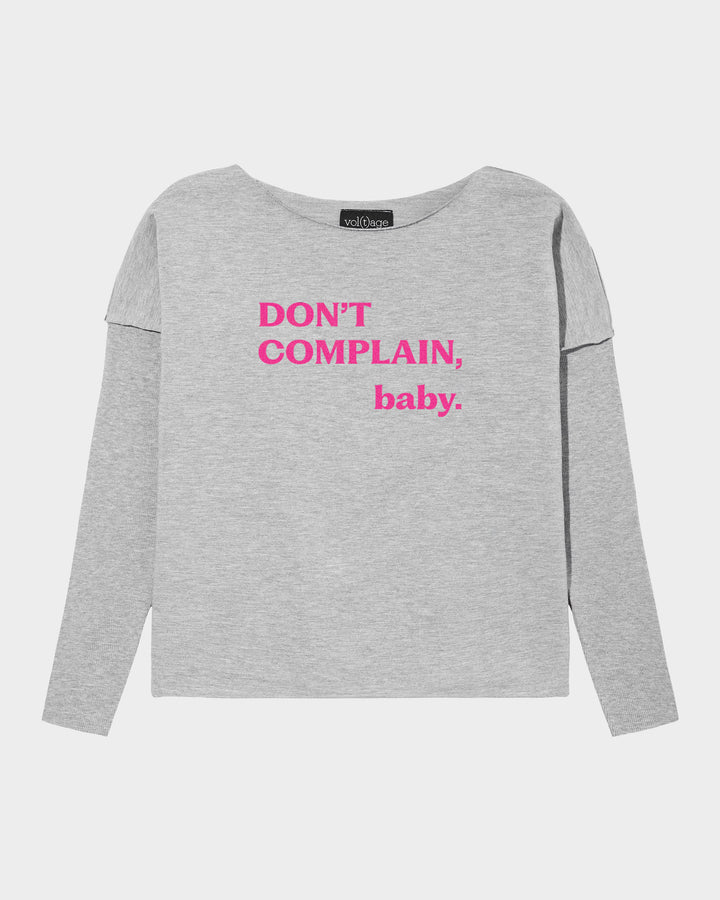 Don't Complain, Baby. relaxed smart-shirt