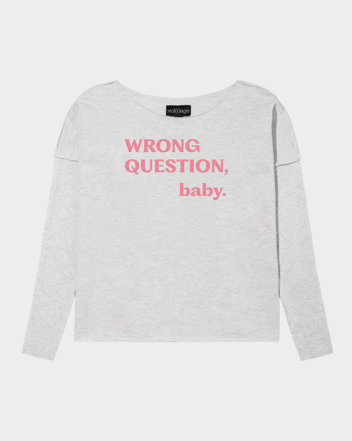 WRONG QUESTION, baby. relaxed smart-shirt