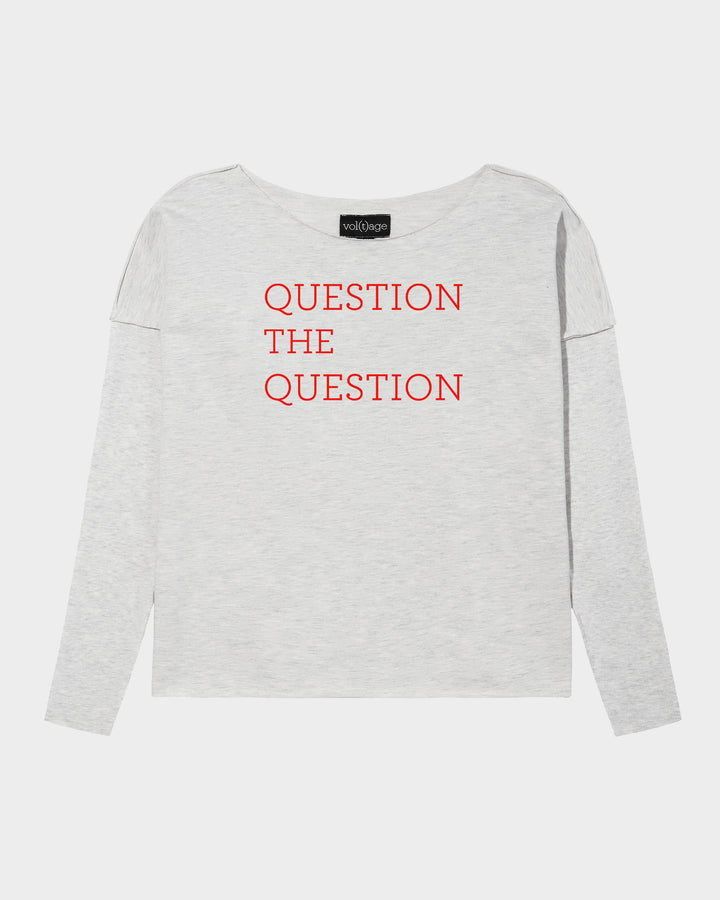 QUESTION THE QUESTION relaxed smart-shirt