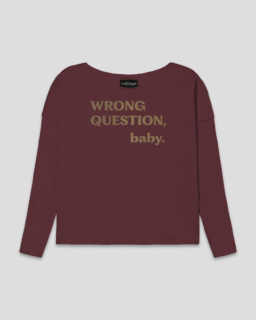 WRONG QUESTION, baby. relaxed smart-shirt