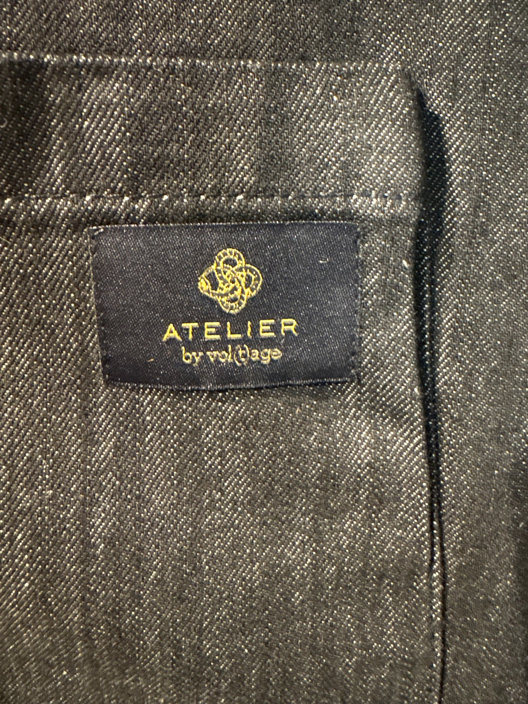 Tasty Leaderchic-Luxury Black Denim Apron