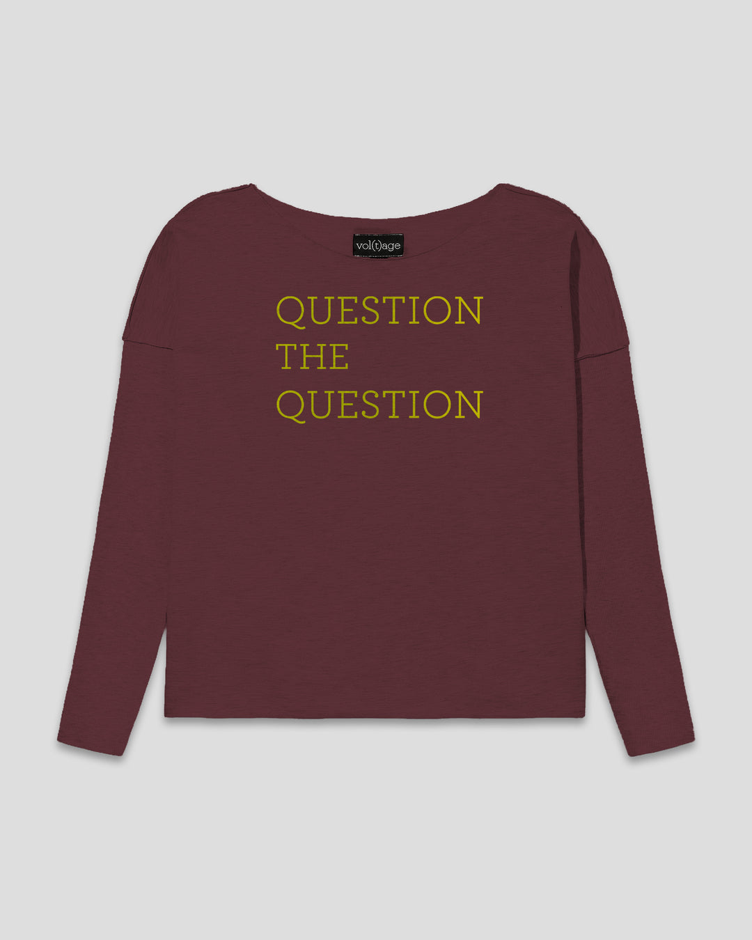 QUESTION THE QUESTION relaxed smart-shirt