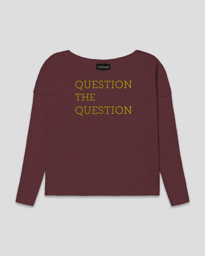 QUESTION THE QUESTION relaxed smart-shirt