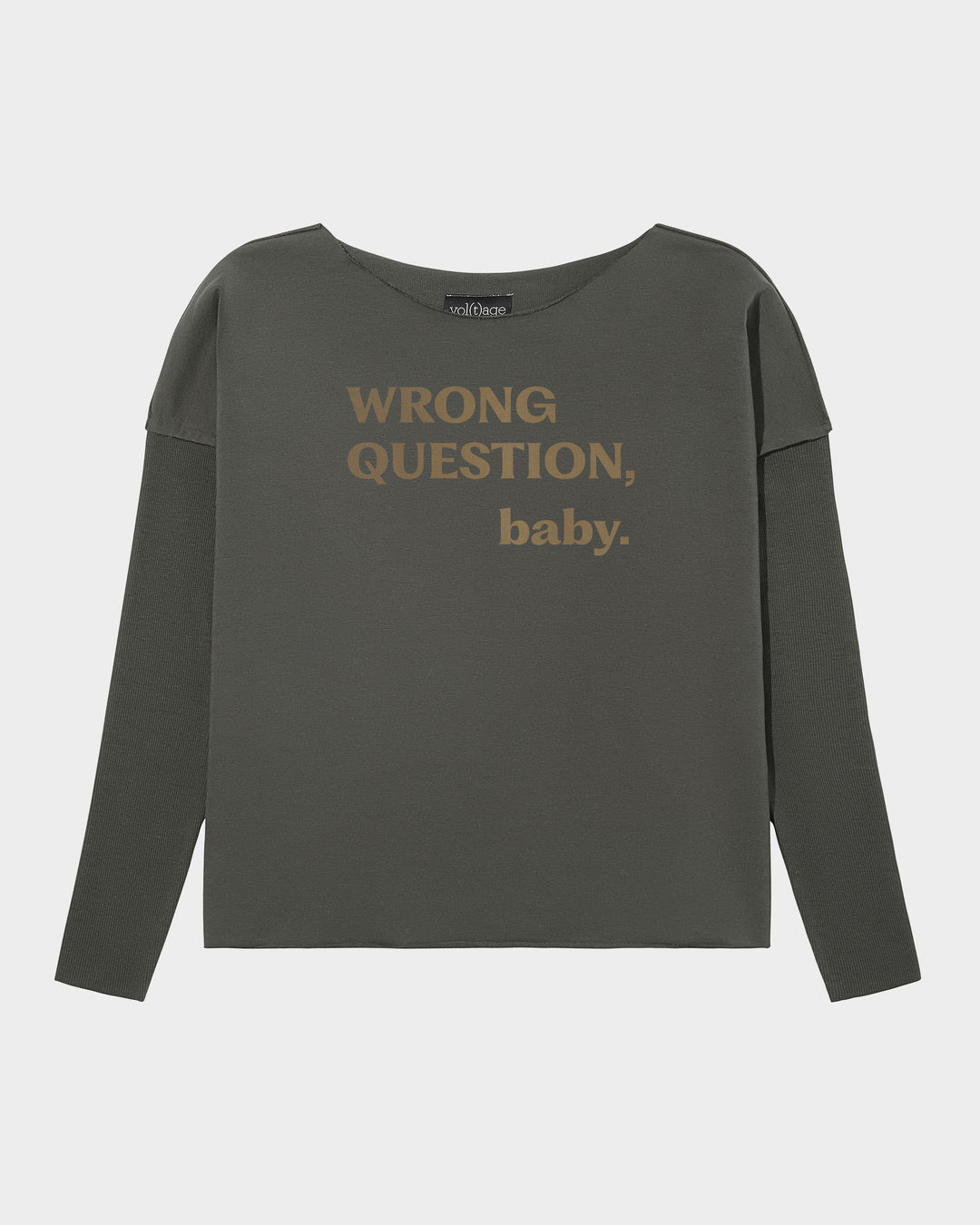 WRONG QUESTION, baby. relaxed smart-shirt