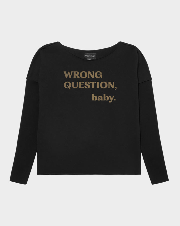 WRONG QUESTION, baby. relaxed smart-shirt