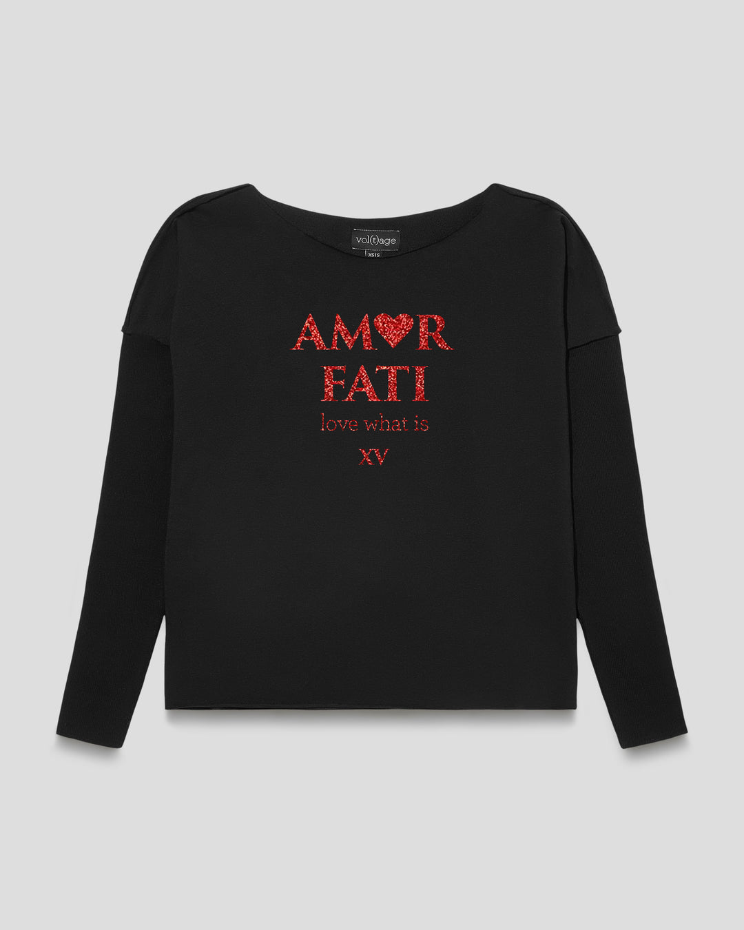 AMOR FATI relaxed smart-shirt