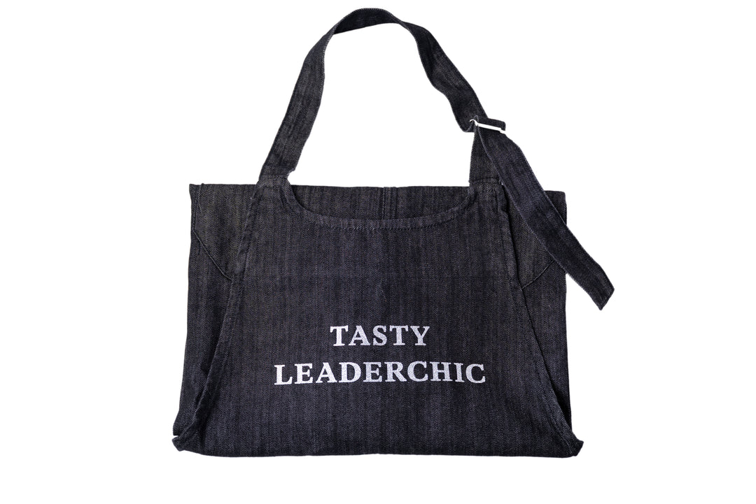 Tasty Leaderchic-Luxury Black Denim Apron