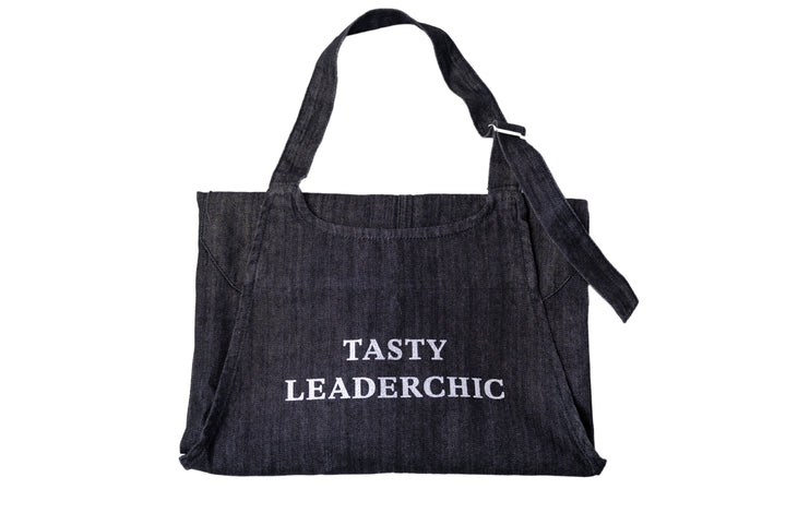 Tasty Leaderchic-Luxury Black Denim Apron