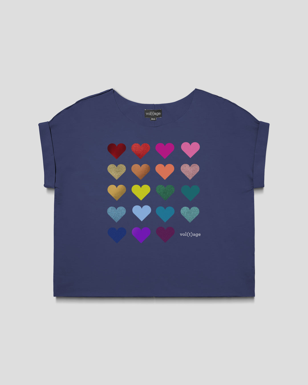 HEARTS palette relaxed smart-tee