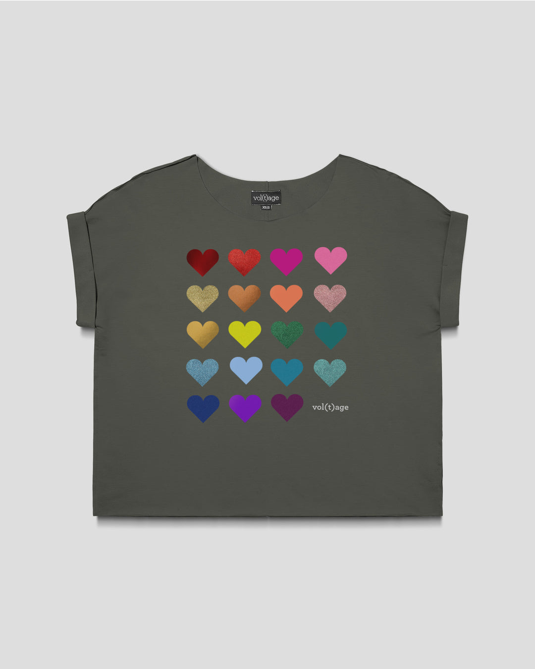 HEARTS palette relaxed smart-tee