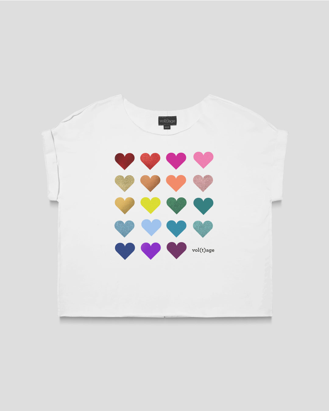 HEARTS palette relaxed smart-tee