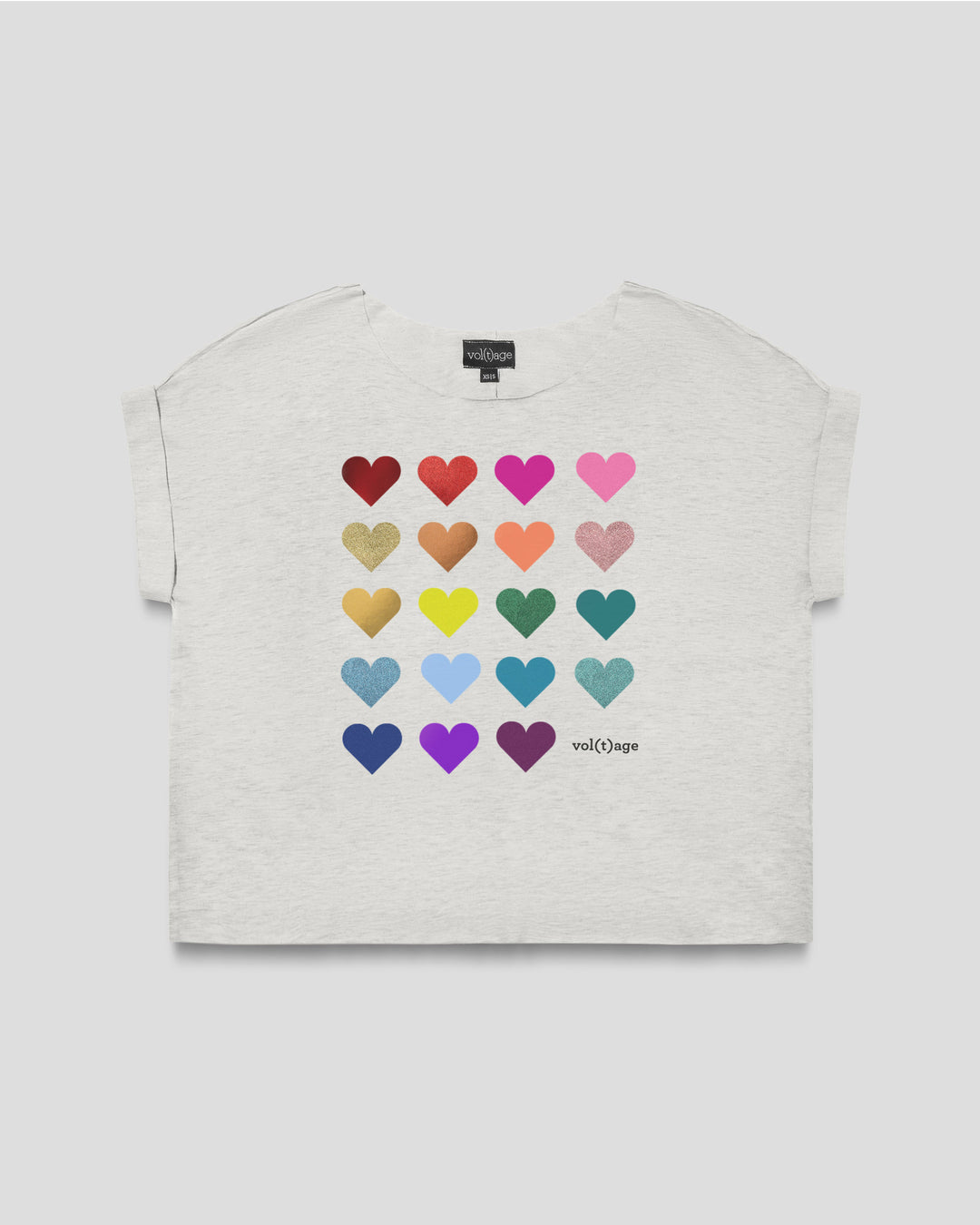 HEARTS palette relaxed smart-tee