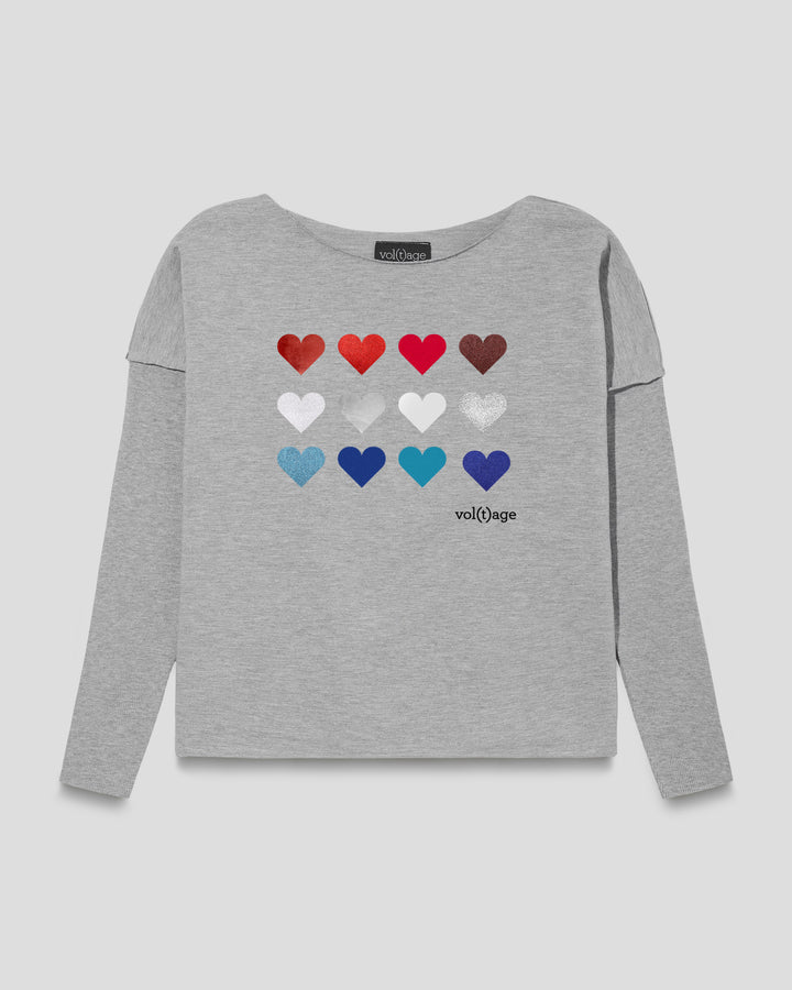 LOVE LUXEMBOURG relaxed smart-shirt
