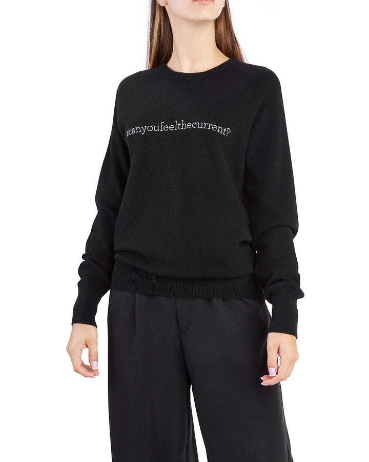 CAN YOU FEEL THE CURRENT cashmere sweater