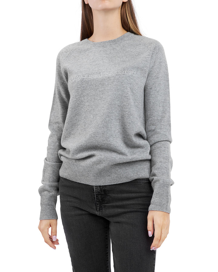 CAN YOU FEEL THE CURRENT cashmere sweater