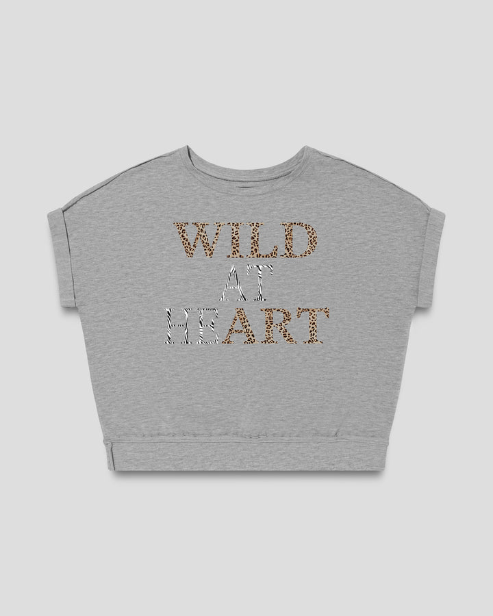 WILD AT HEART fitted smart-tee