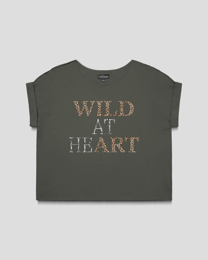 WILD AT HEART relaxed smart-tee
