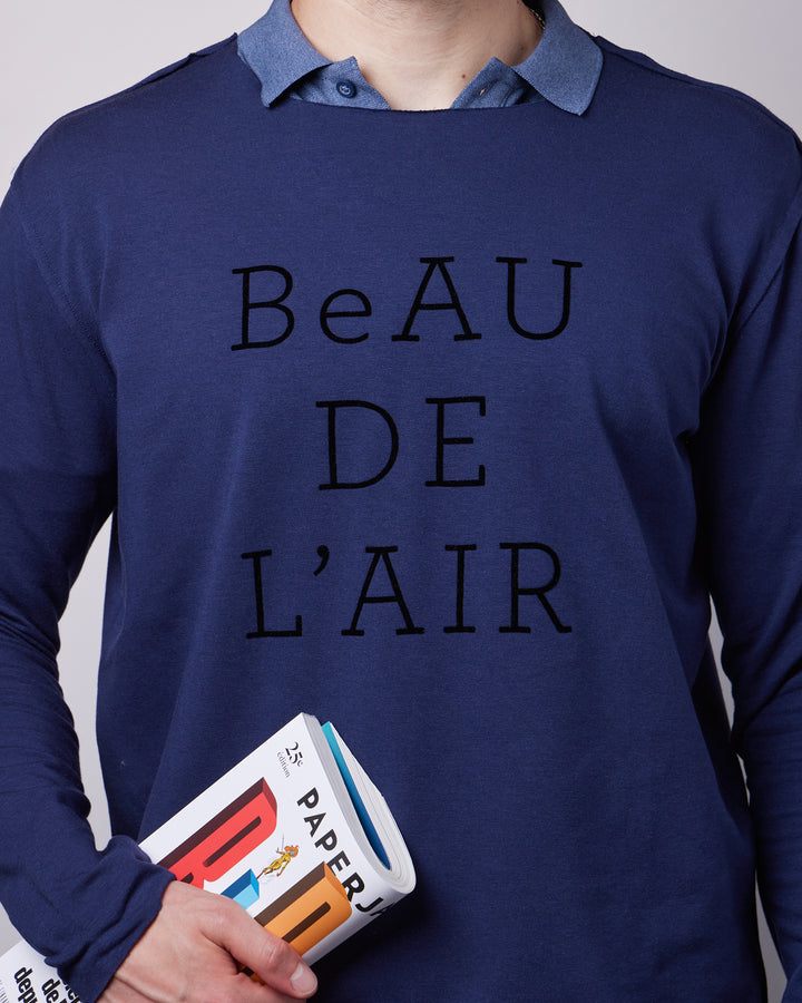 BEAU DE L'AIR boyfriend smart-shirt