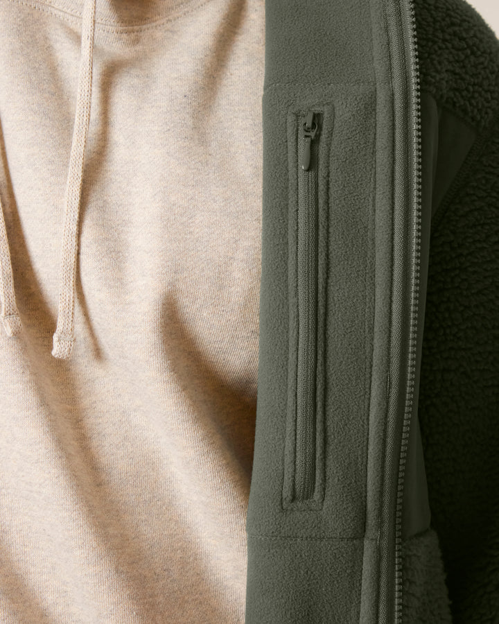 CHICOLOGIST | GET CHIC DONE fleece sherpa jacket