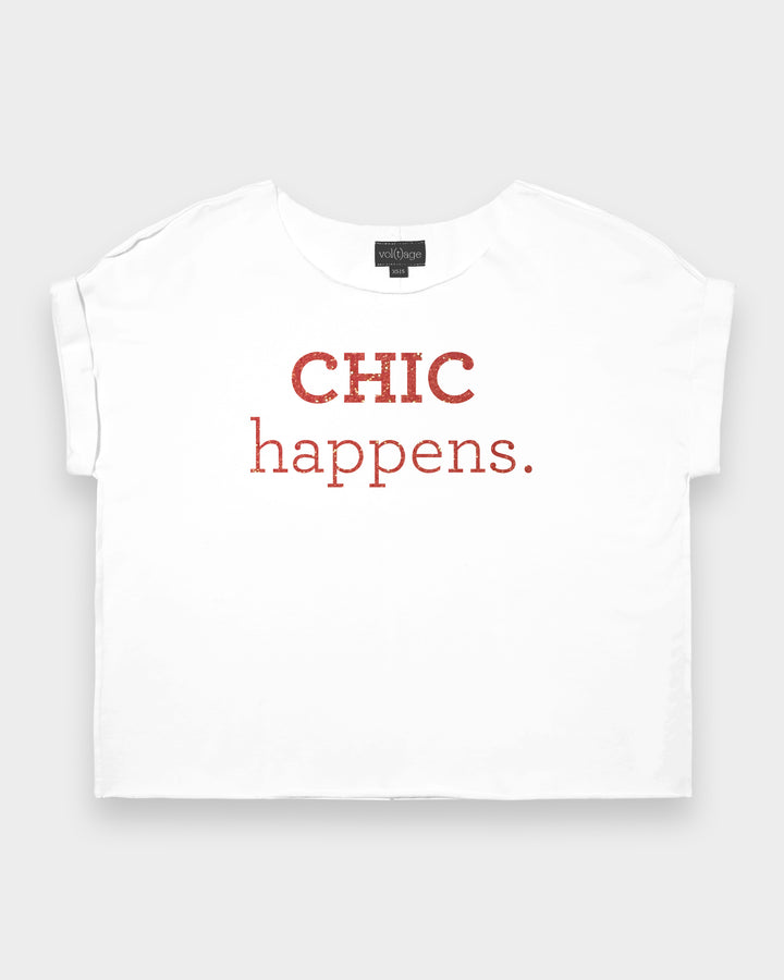 CHIC happens. relaxed smart-tee