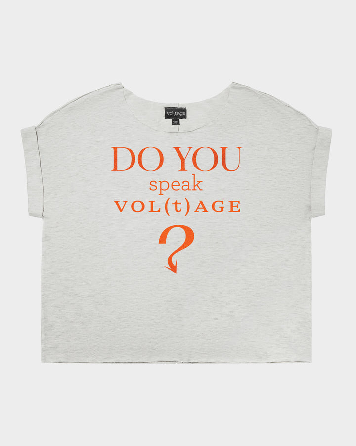 DO YOU SPEAK VOL(T)AGE relaxed smart-tee