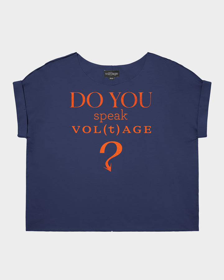 DO YOU SPEAK VOL(T)AGE relaxed smart-tee